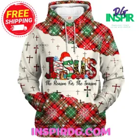 -Jesus The Reason For The Season Chirstmast Hoodie