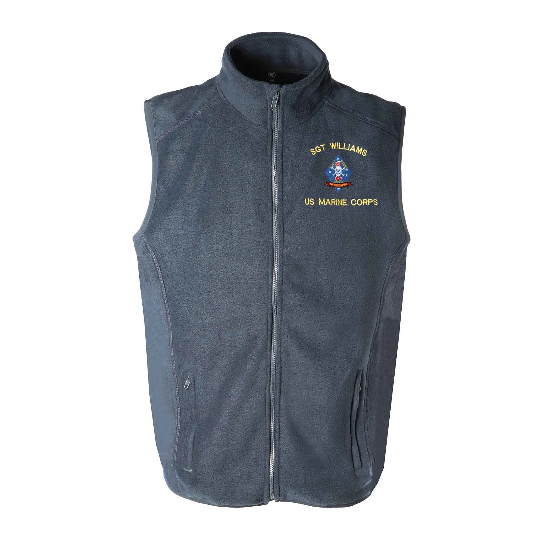 1st Recon Battalion Embroidered Fleece Vest