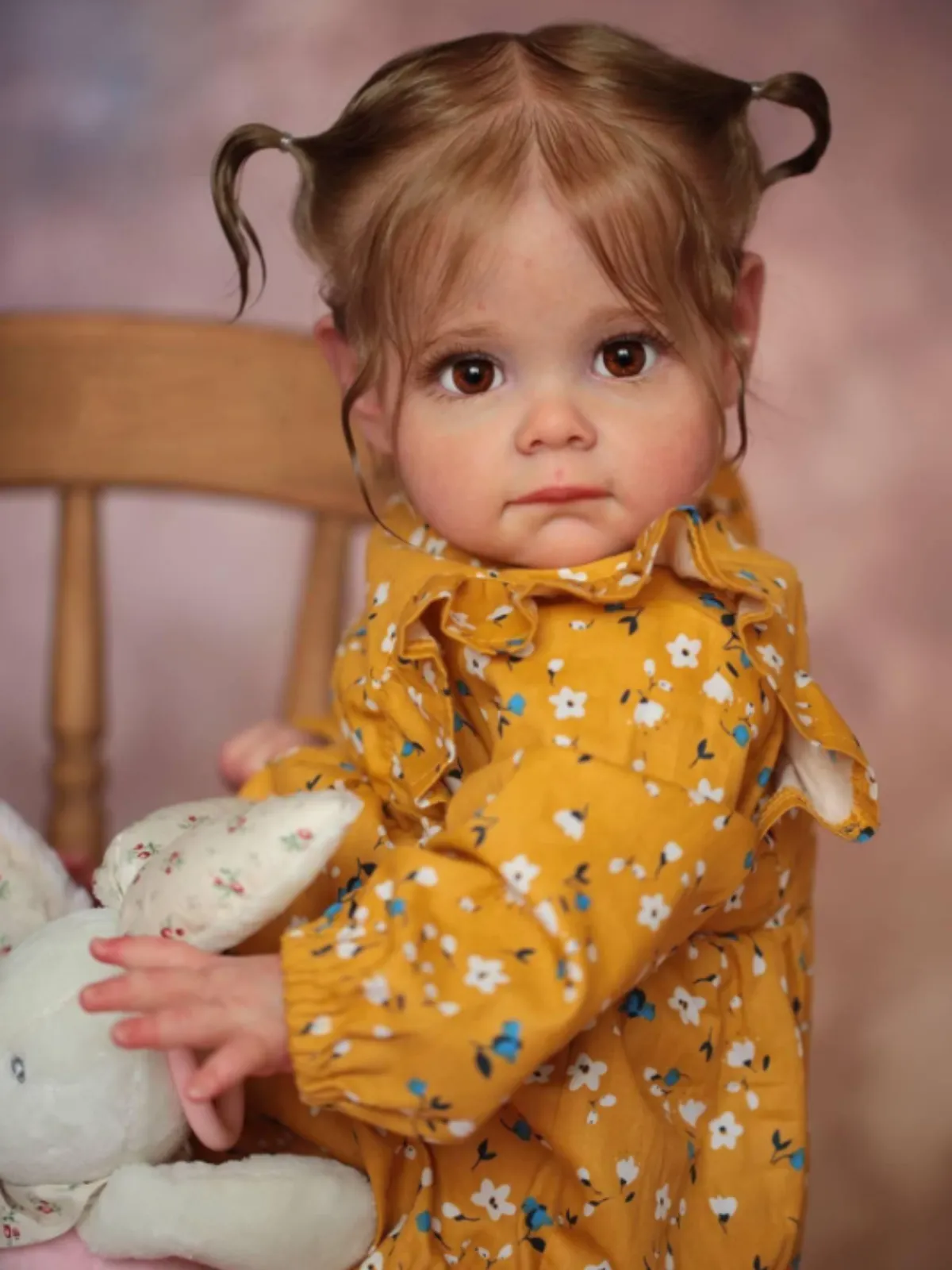 24 Precious Real Life Baby Doll in Floral Romper