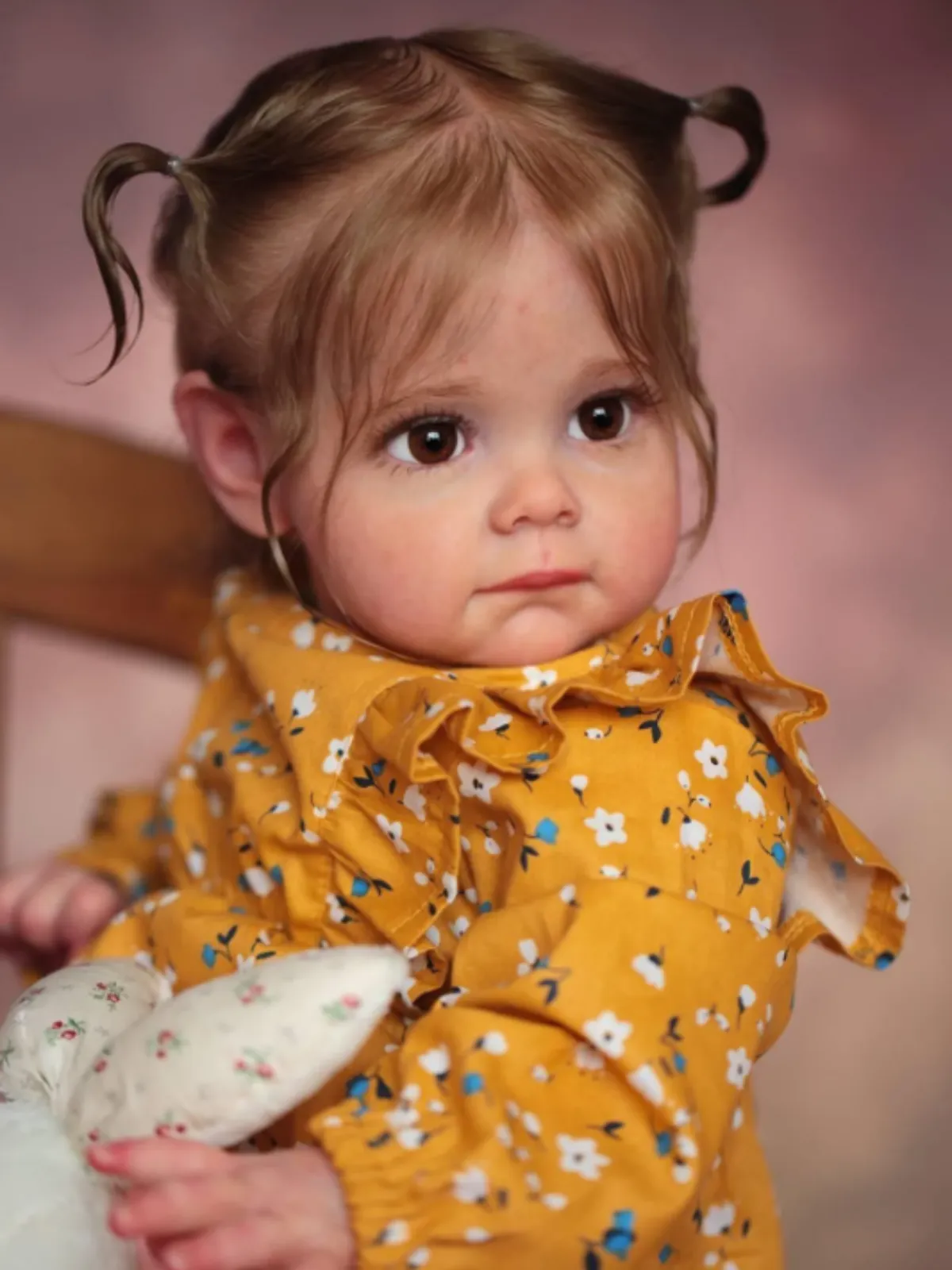 24 Precious Real Life Baby Doll in Floral Romper