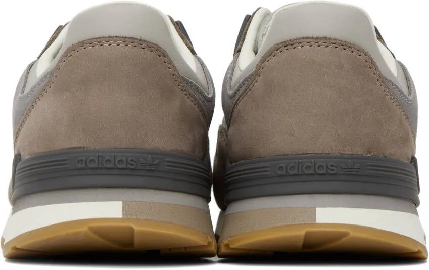 Adidas Originals Taupe & Gray Treziod Sneakers