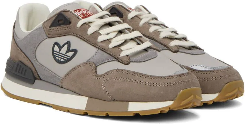 Adidas Originals Taupe & Gray Treziod Sneakers