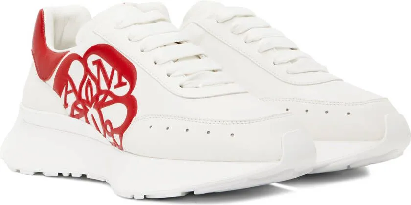 Alexander McQueen White Sprint Sneakers