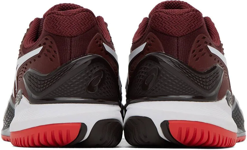 Asics Burgundy Gel-Resolution 9 Sneakers