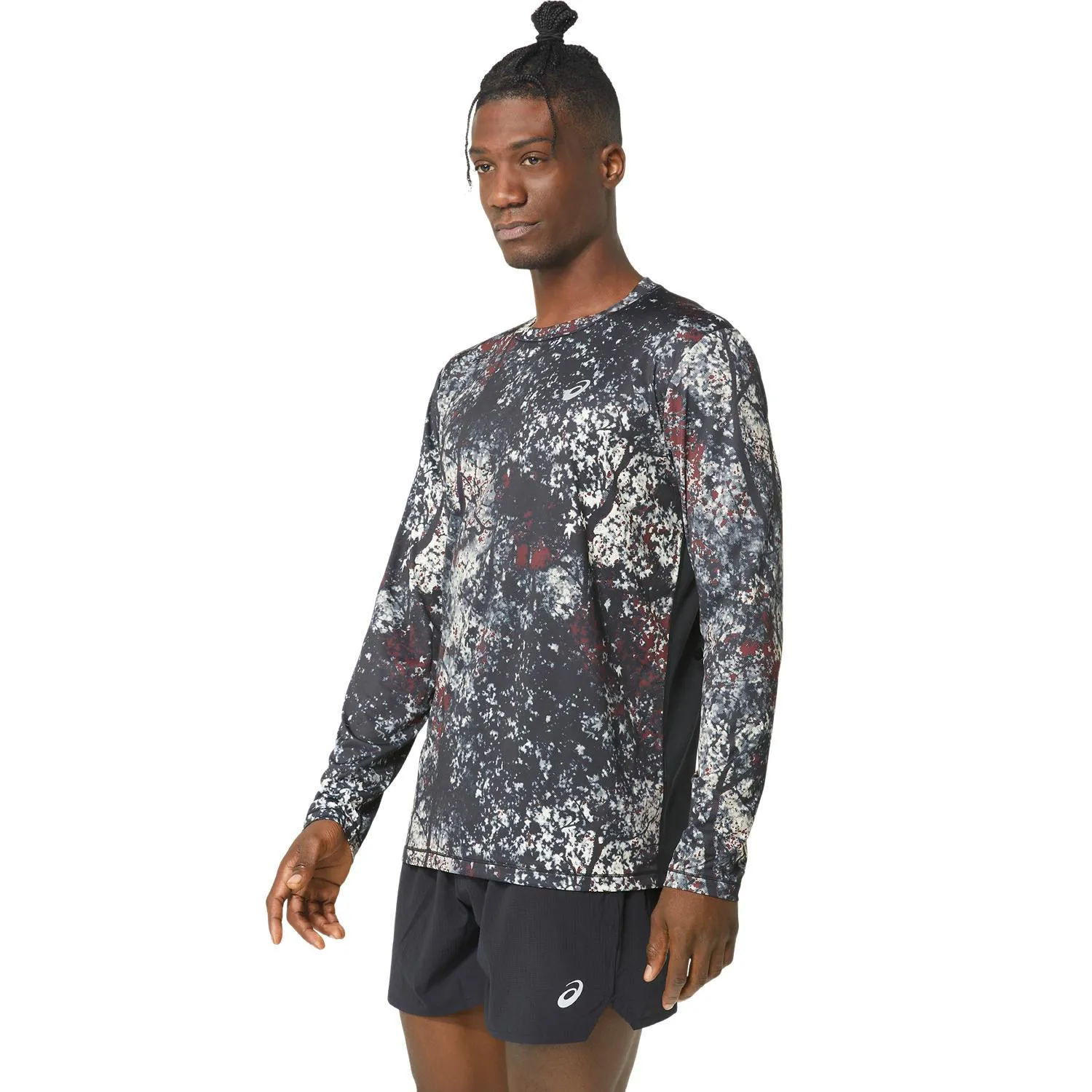 Asics Maglia All Over Print  Ls Top