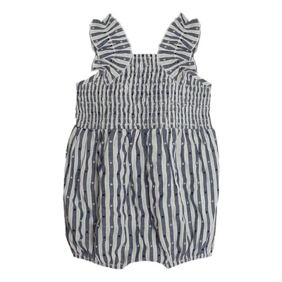 Baby Girls' Mabel + Honey Striped Island Breeze Romper