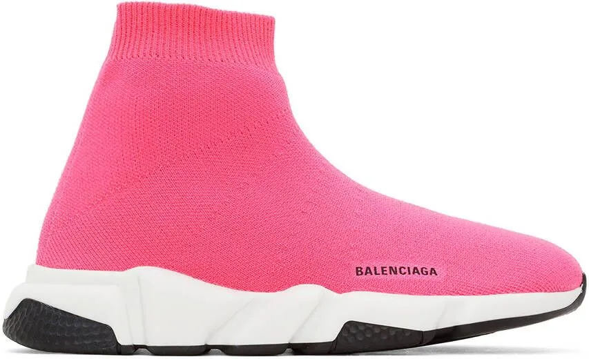 Balenciaga Kids Pink Speed Sneakers