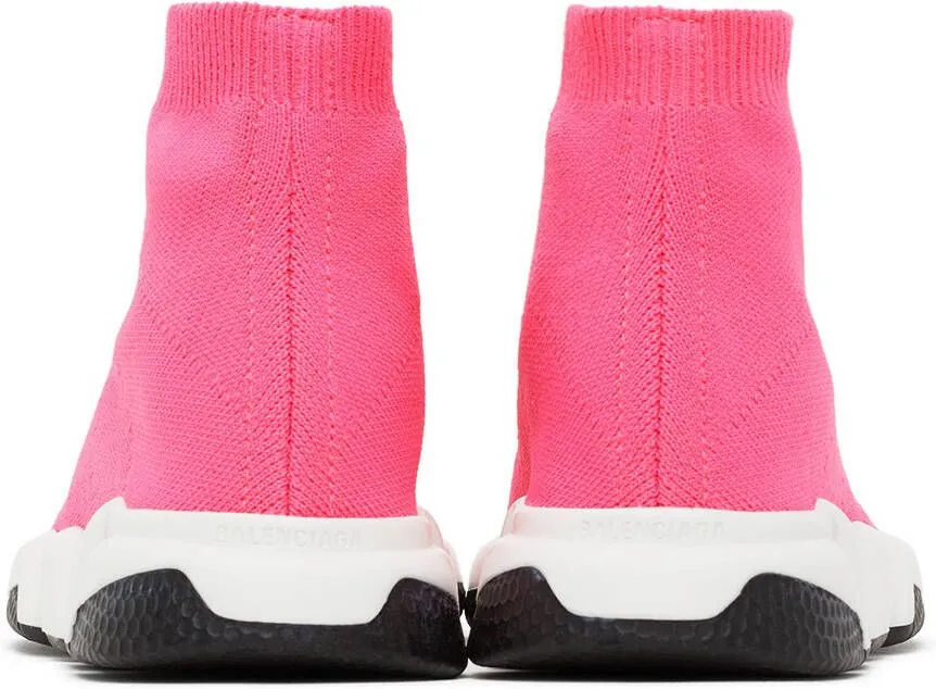 Balenciaga Kids Pink Speed Sneakers