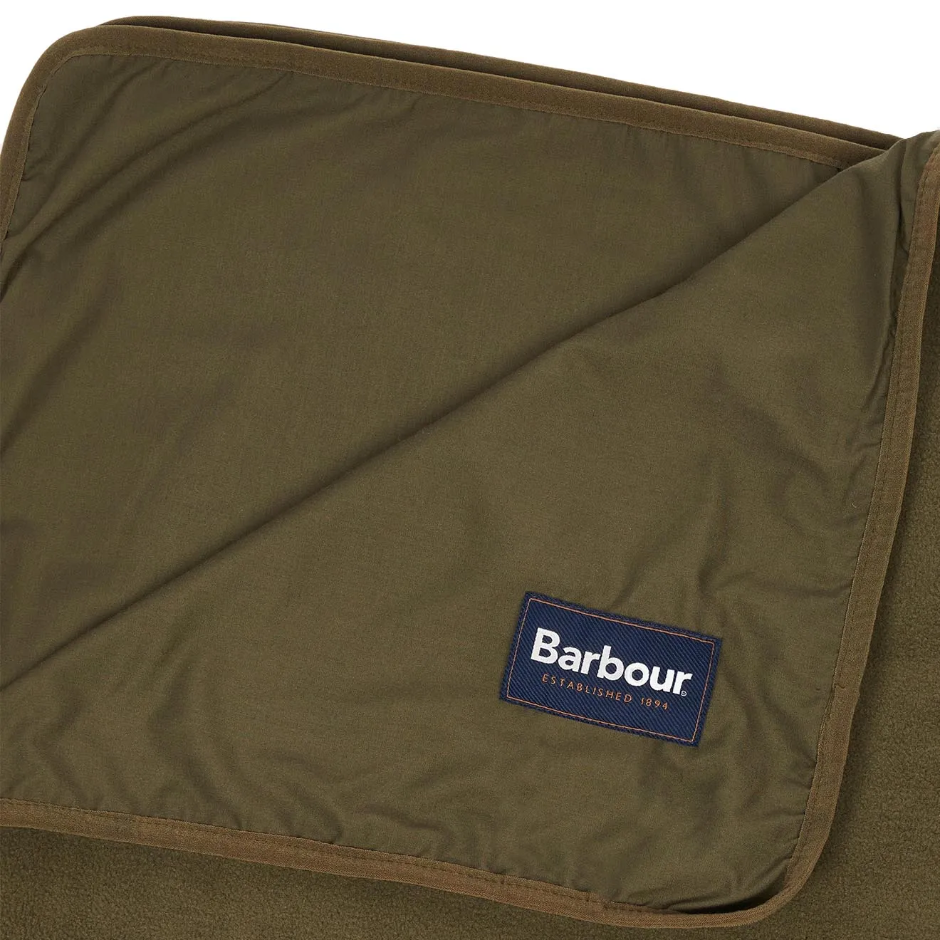 Barbour Dog Travel Fleece Blanket Olive