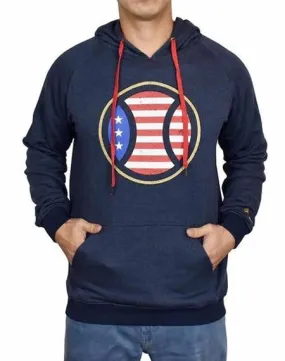 Baseballism - America's Game Hoodie - Navy (Men's)