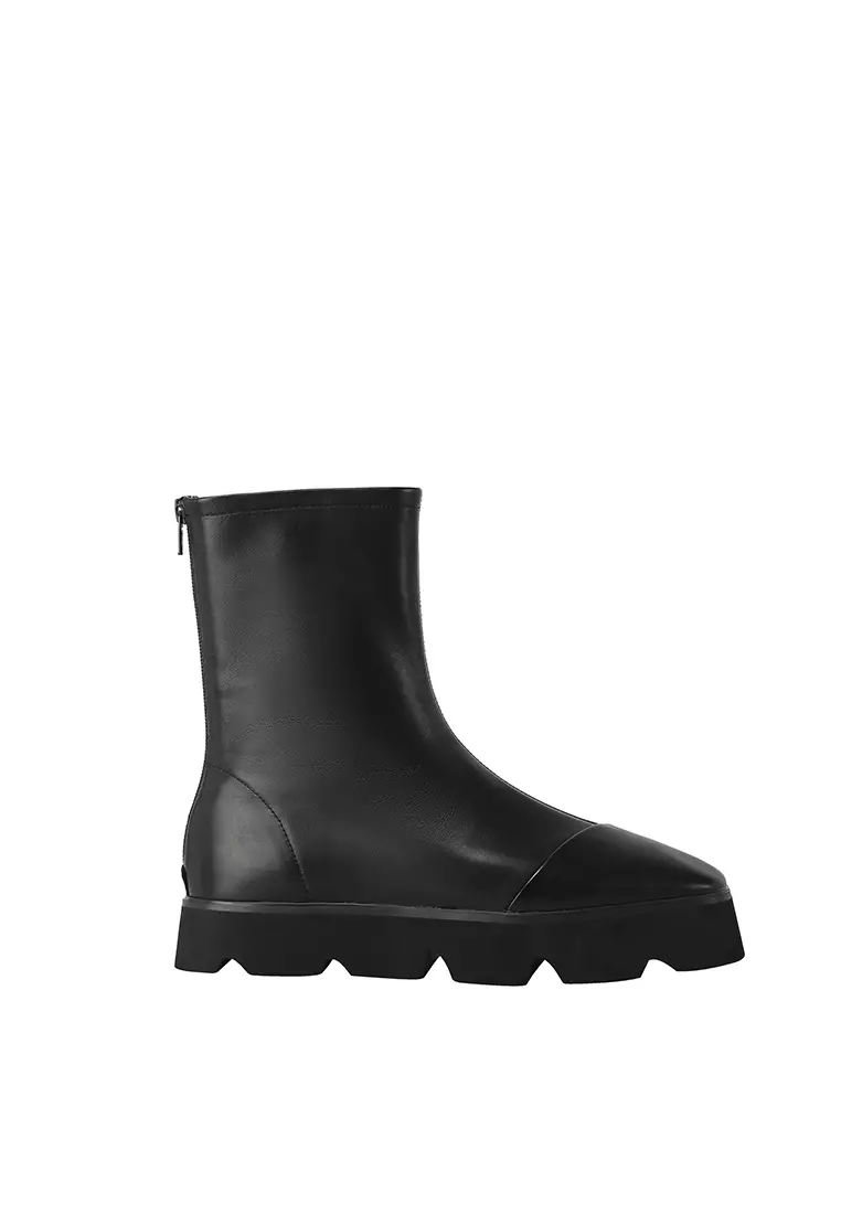 BERACAMY BERACAMY Platform Zip Boot - Black