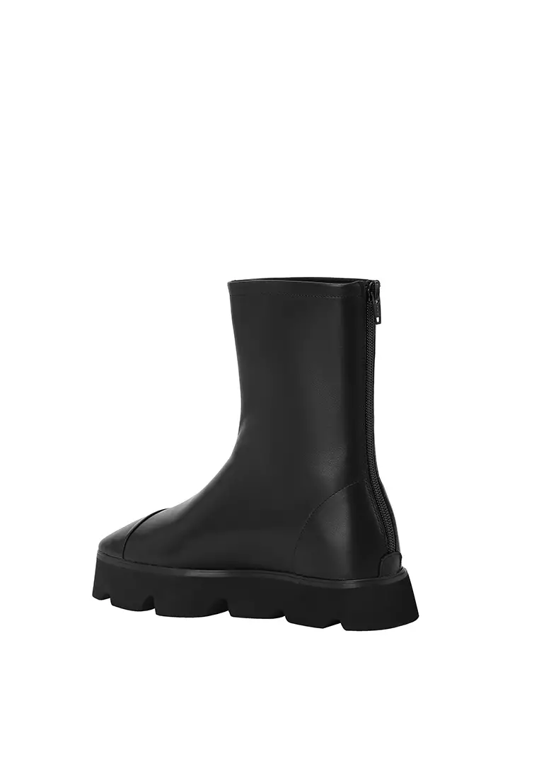 BERACAMY BERACAMY Platform Zip Boot - Black