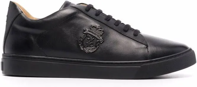 Billionaire Crest low-top sneakers Black