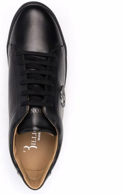 Billionaire Crest low-top sneakers Black