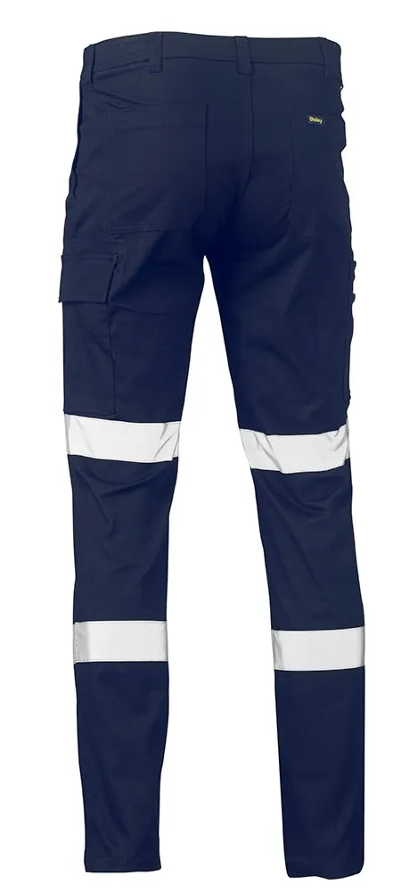 Bisley Workwear BPC6088T Taped Biomotion Recycled Cargo Work Pant - Navy - 72R