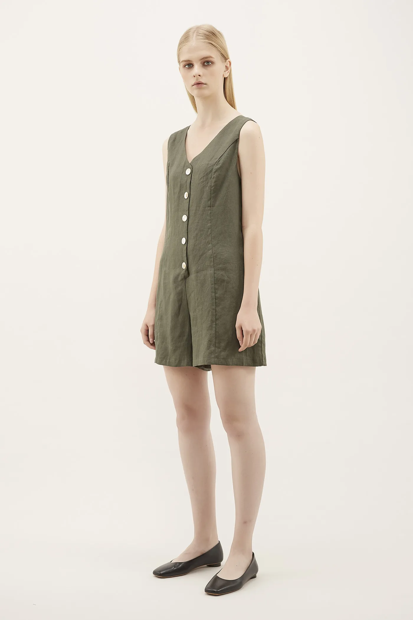 Blayne Linen Romper