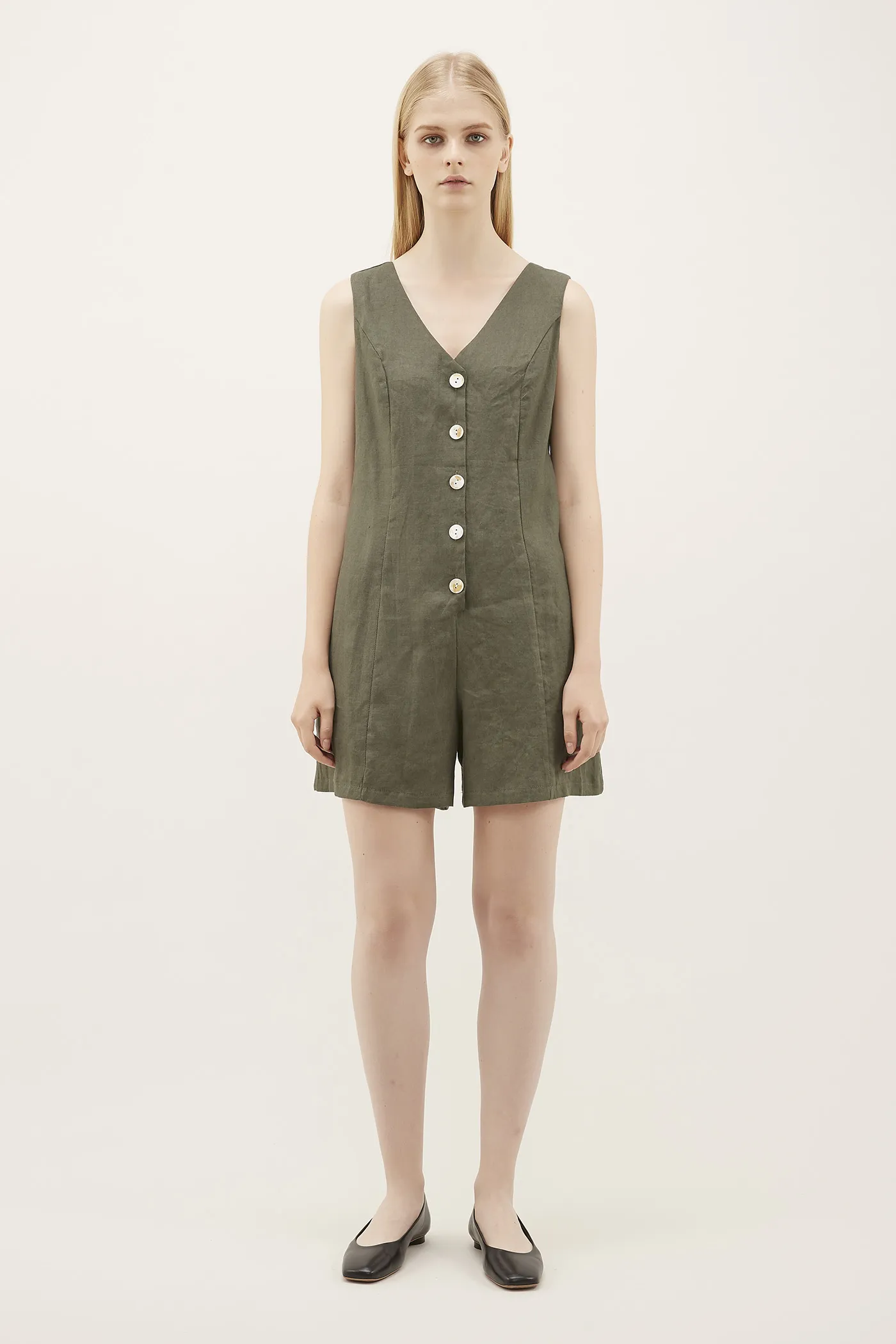 Blayne Linen Romper