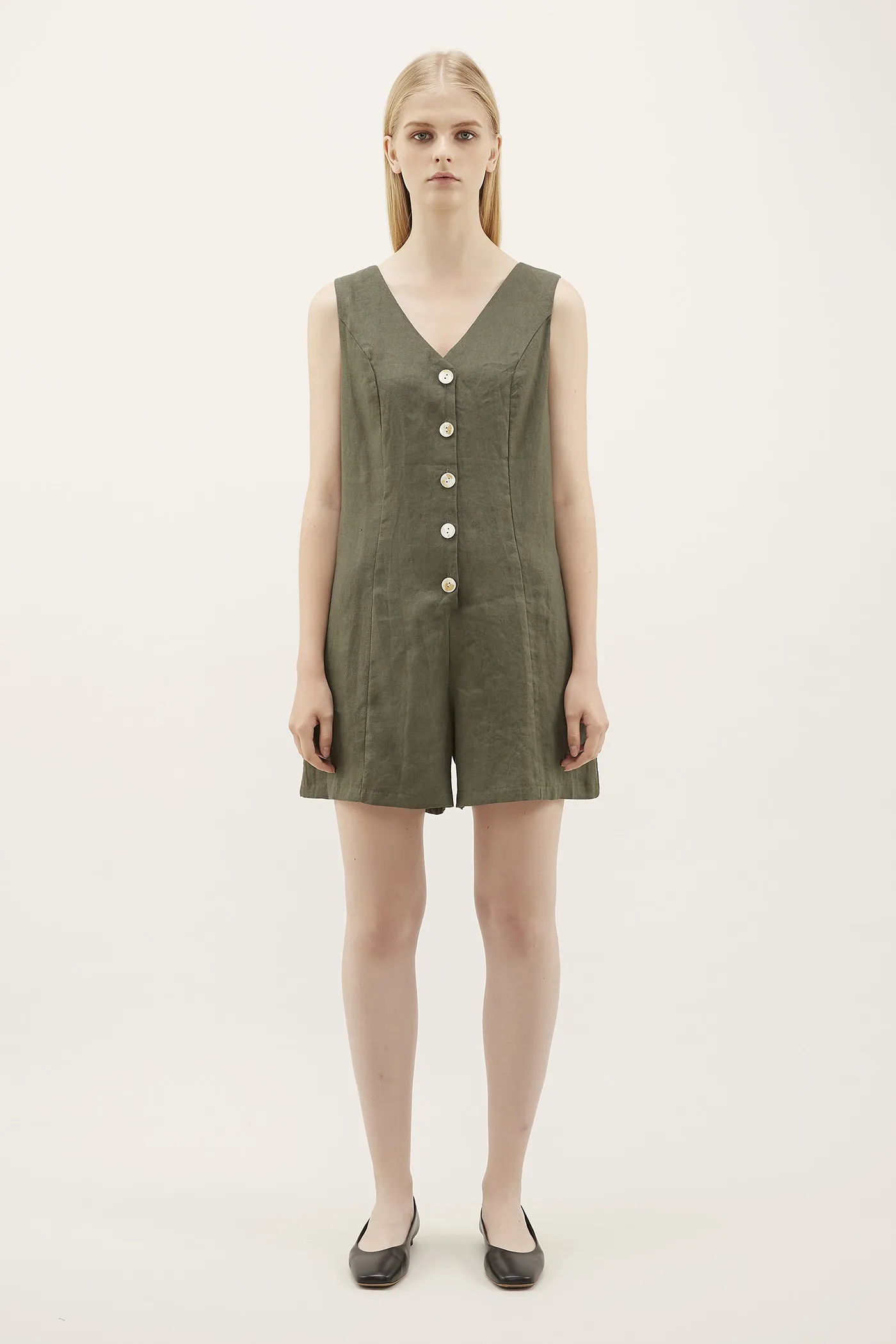 Blayne Linen Romper