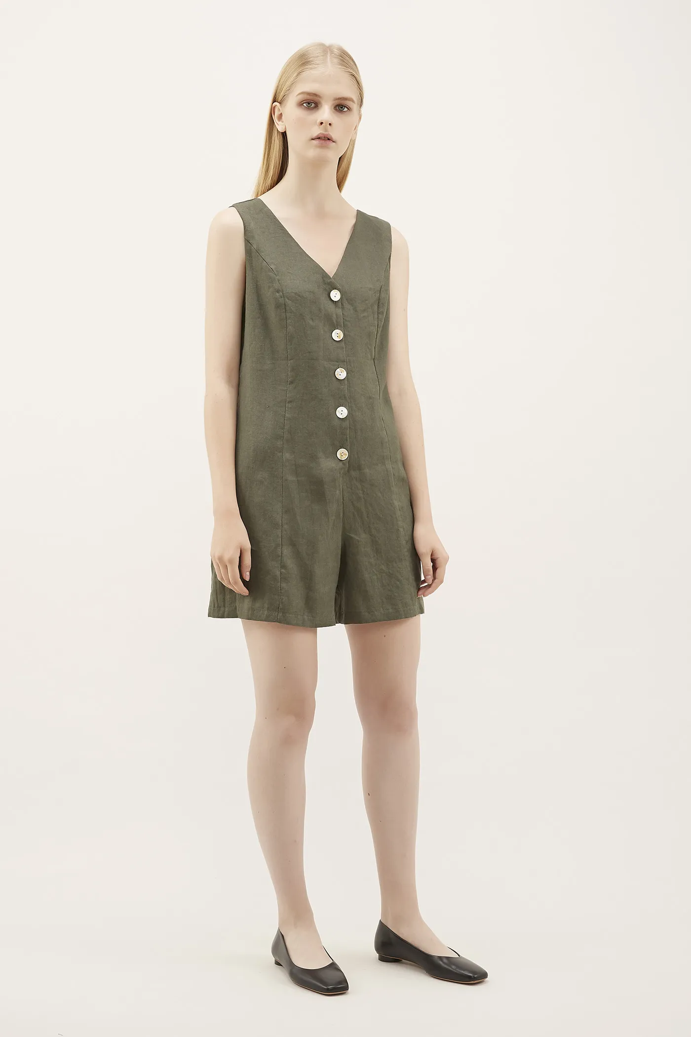 Blayne Linen Romper