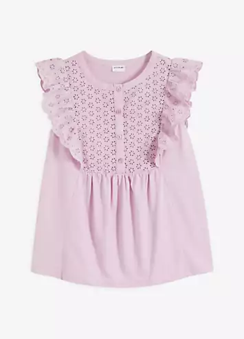 bonprix Broderie Bib Tunic | Grattan