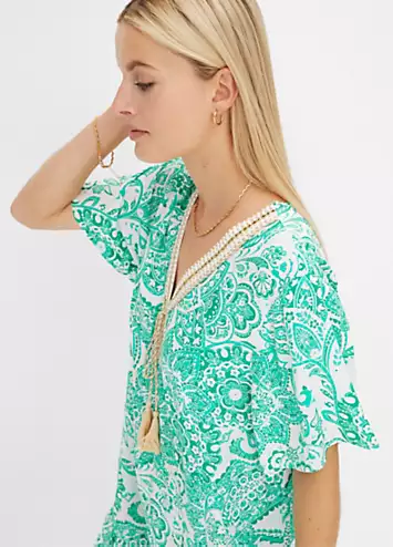 bonprix Paisley Print Tunic Dress | Grattan