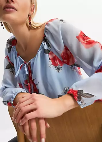 bonprix Rose Print Tunic | Grattan