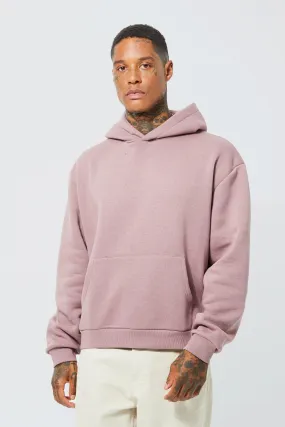 Boxy Fit Over The Head Hoodie | boohooMAN UK