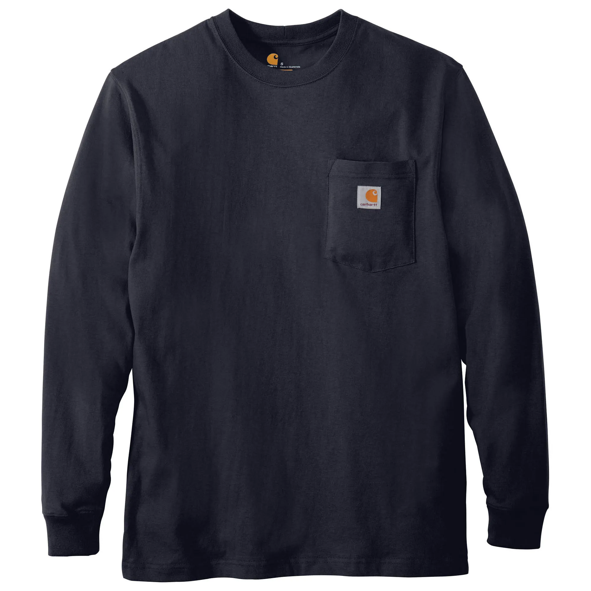 Carhartt K126 Workwear Pocket Long Sleeve T-Shirt - Navy