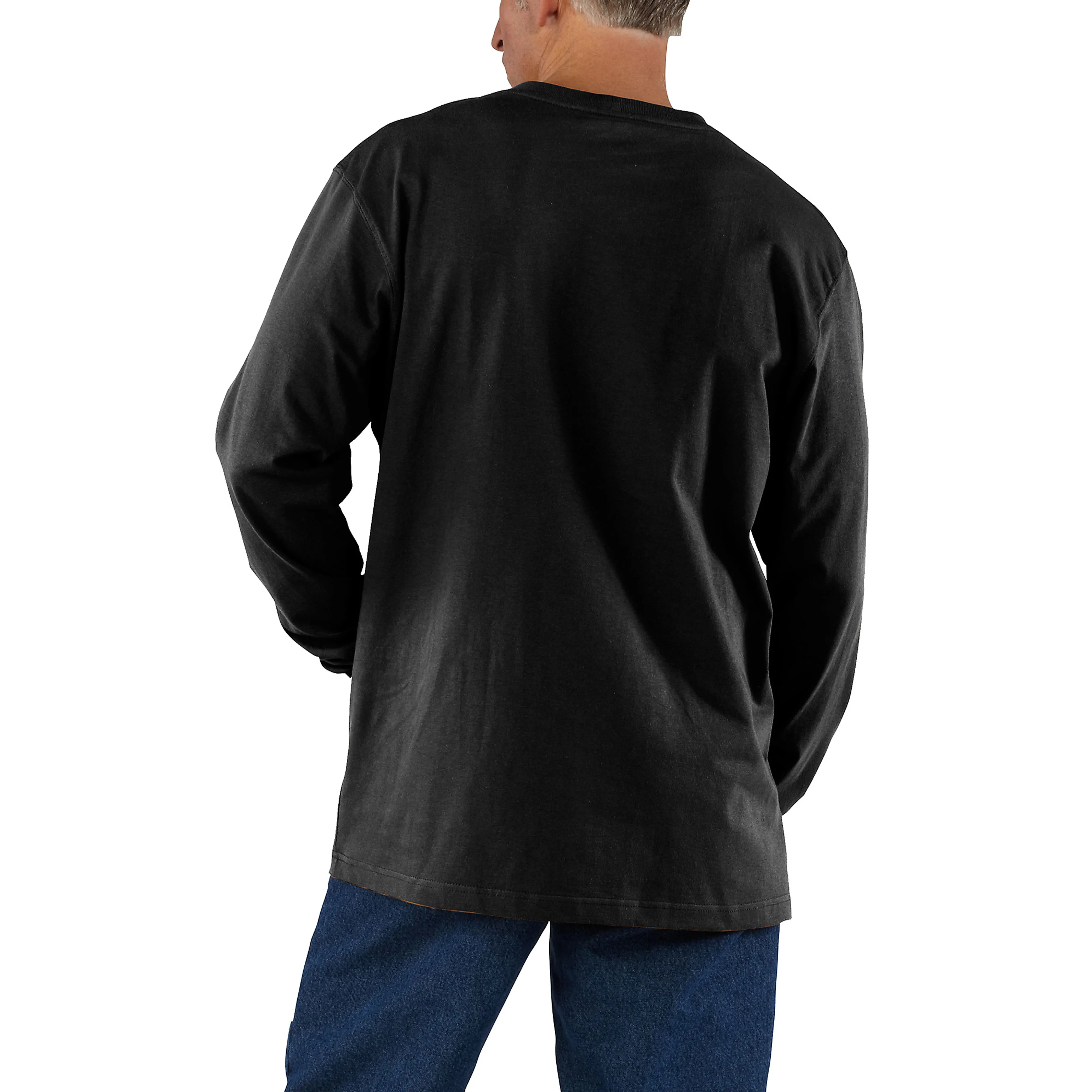 Carhartt Workwear Long Sleeve Pocket T-Shirt Black