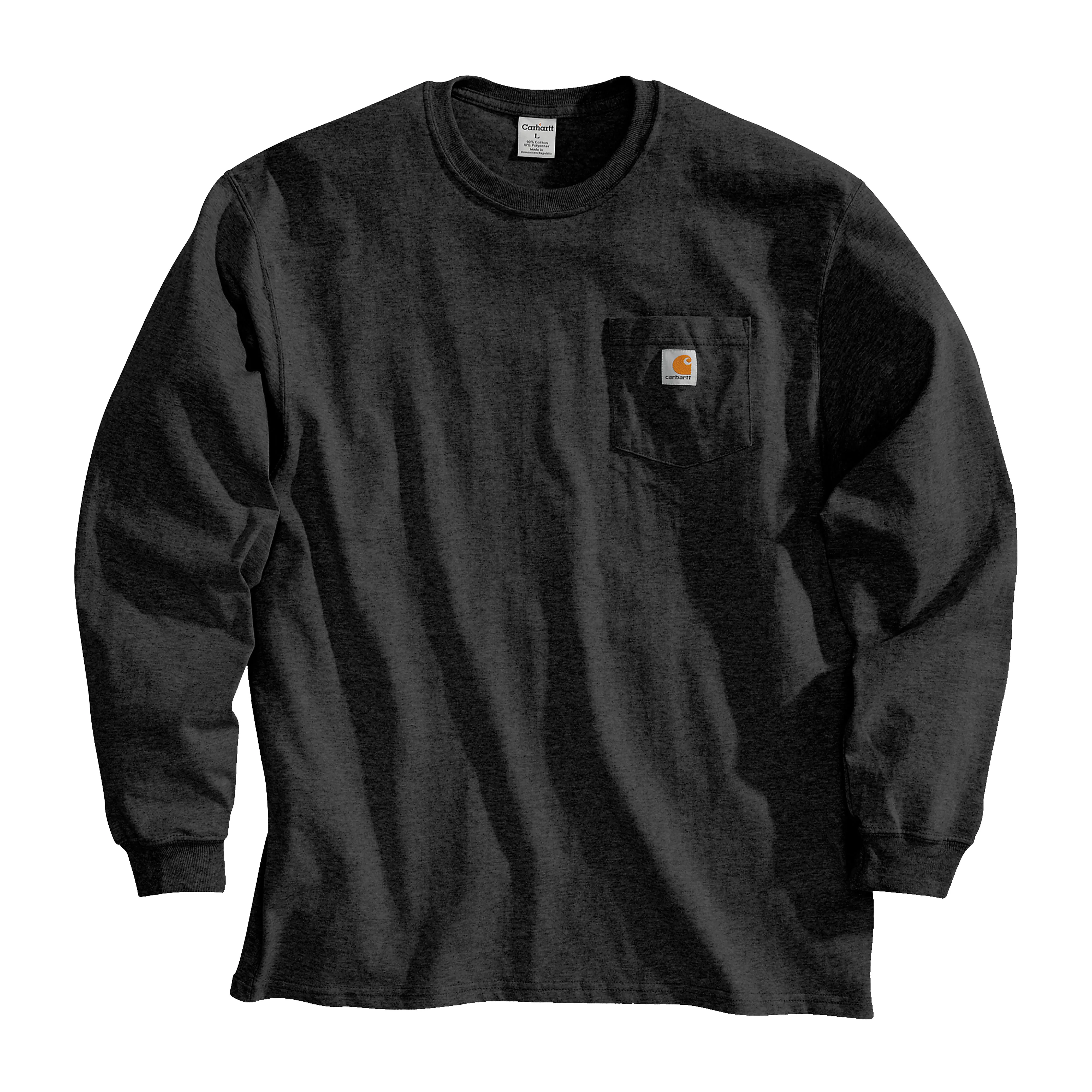 Carhartt Workwear Long Sleeve Pocket T-Shirt Black