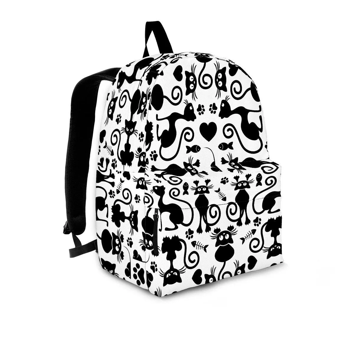 Cats Backpack White