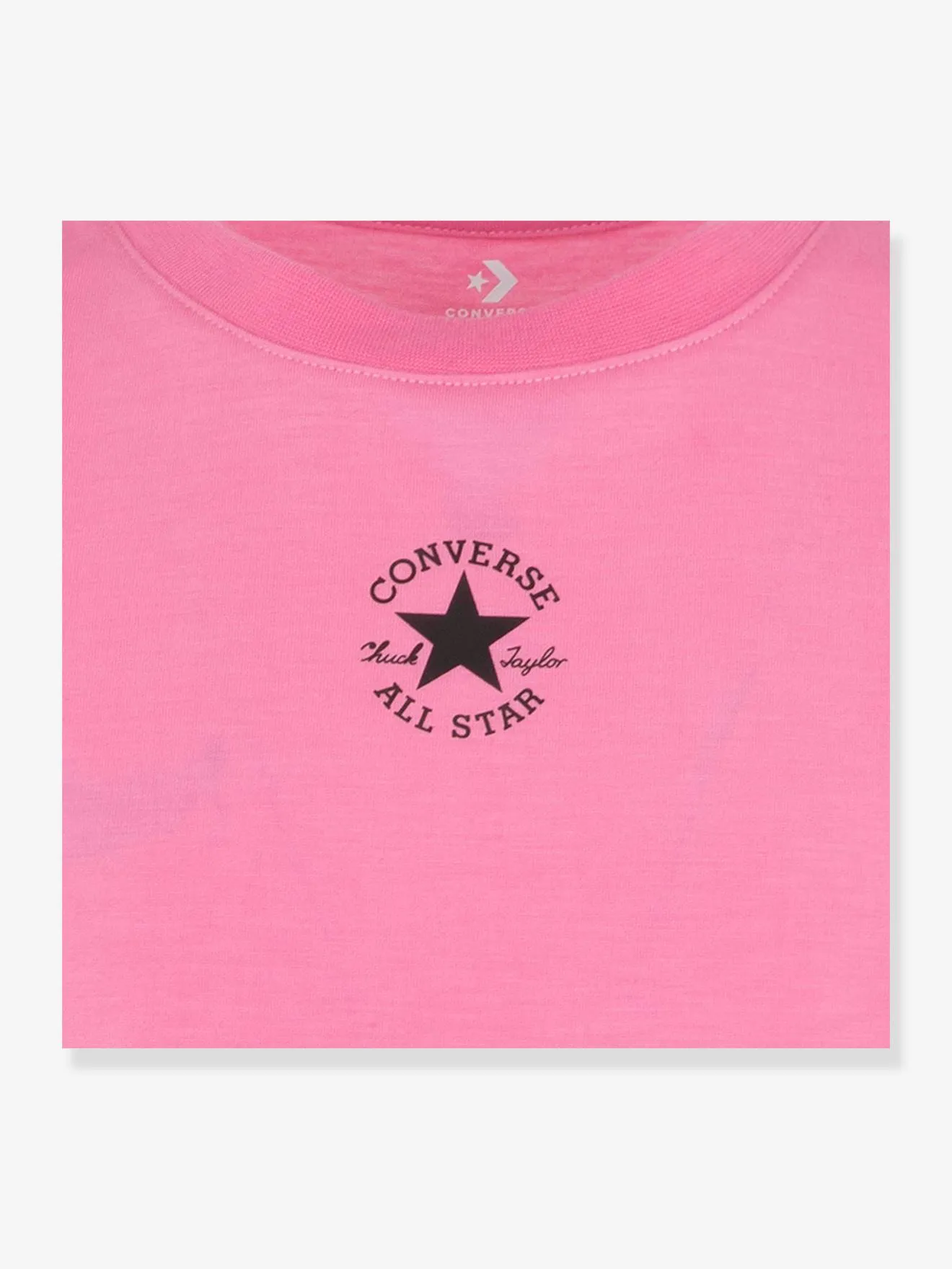 Chuck Patch T-Shirt for Children, by CONVERSE - rose