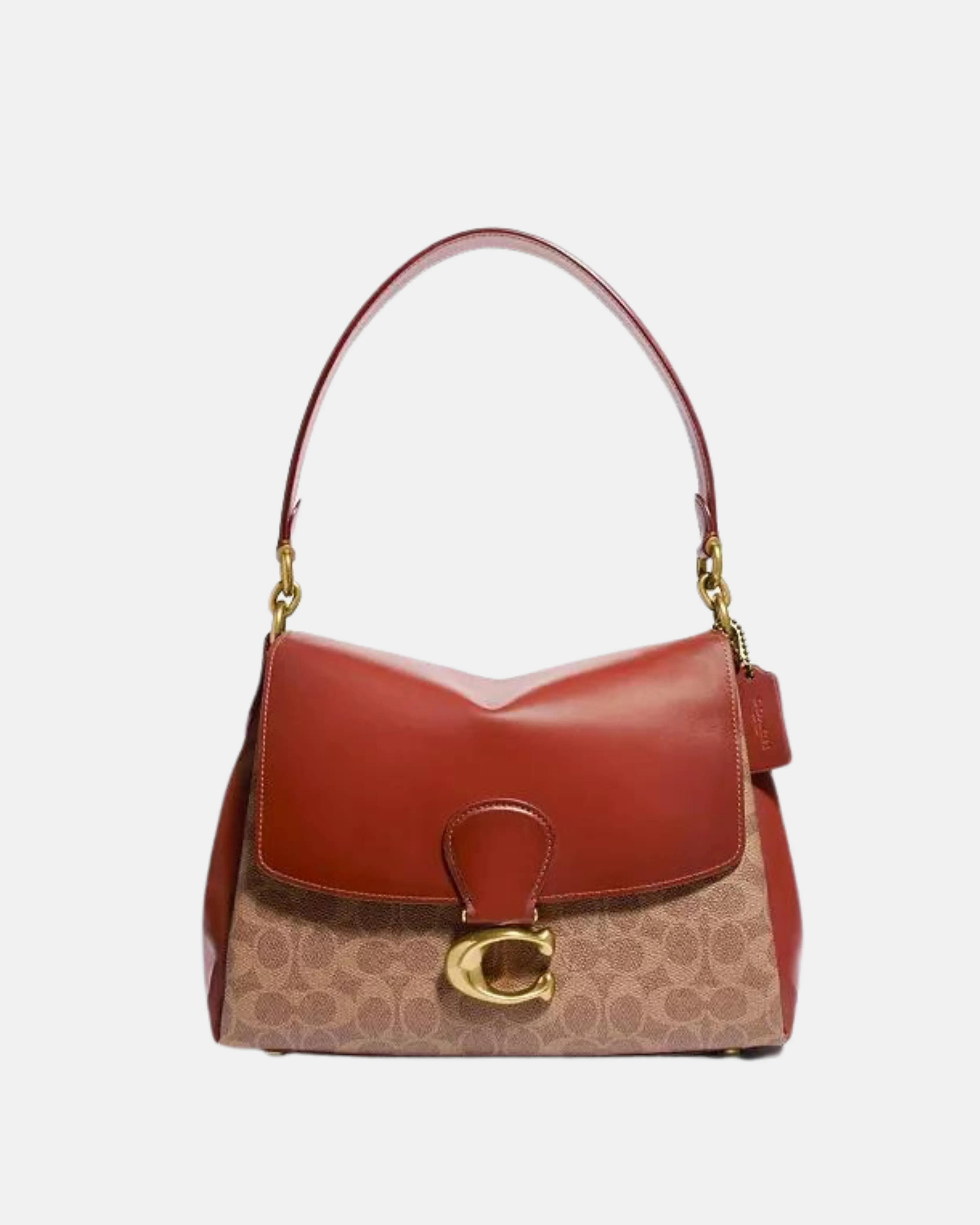 Coach Coated Canvas Signature May Shoulder Bag