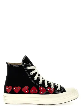 Comme Des GarOns Play X Converse Sneakers Black