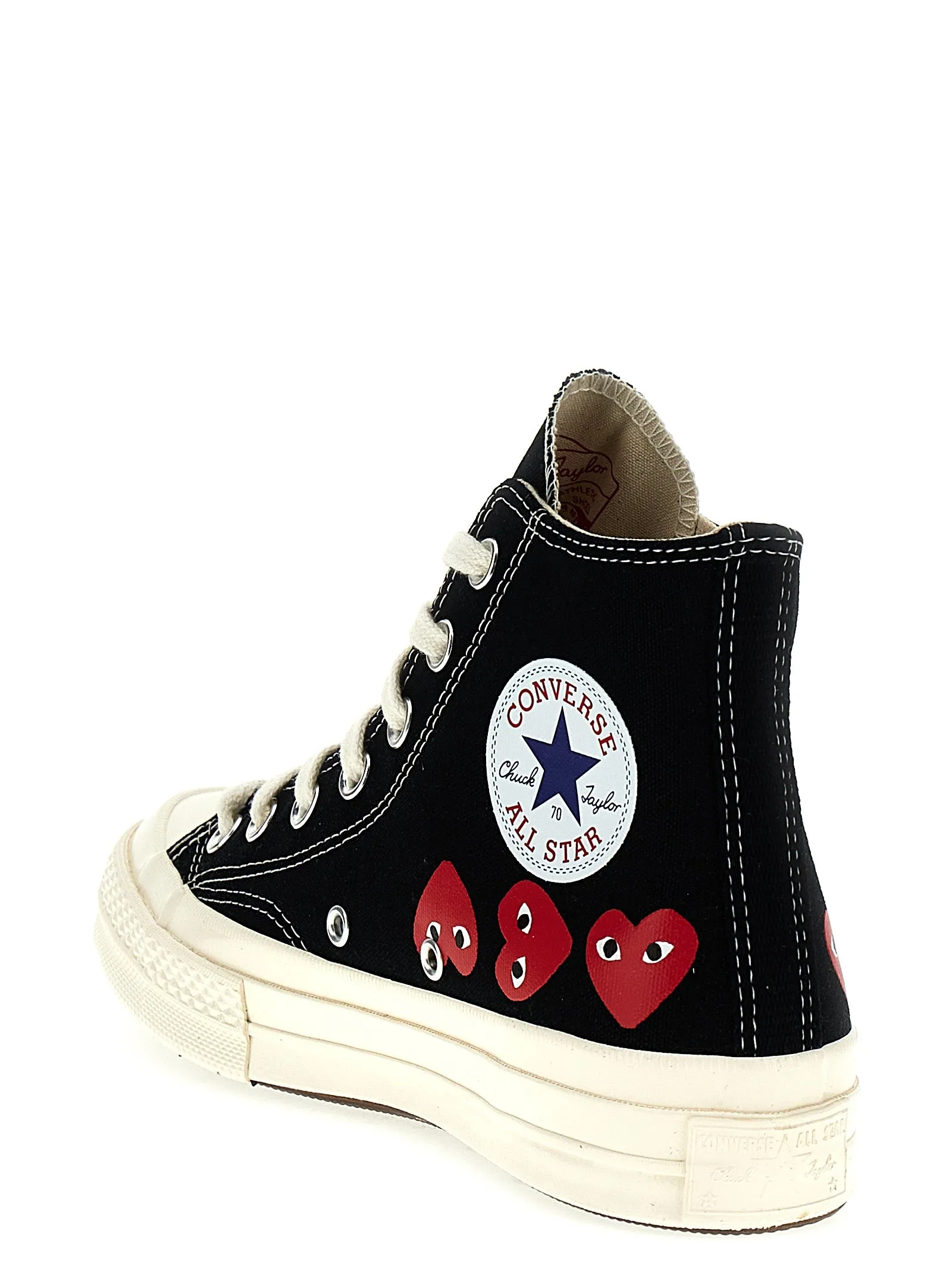 Comme Des GarOns Play X Converse Sneakers Black