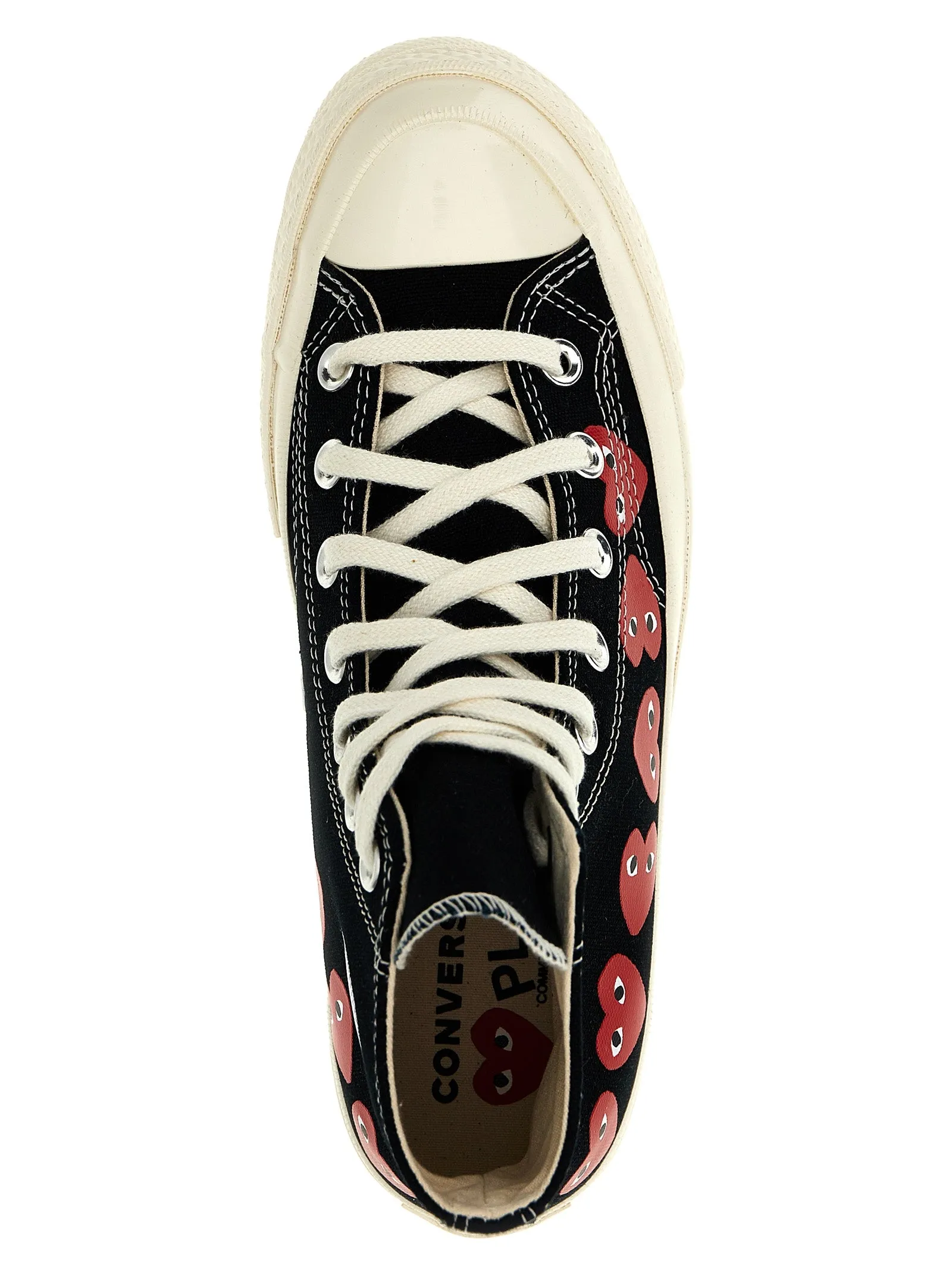 Comme Des GarOns Play X Converse Sneakers Black