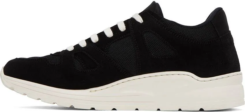 Common Projects Black Cross Trainer Sneakers