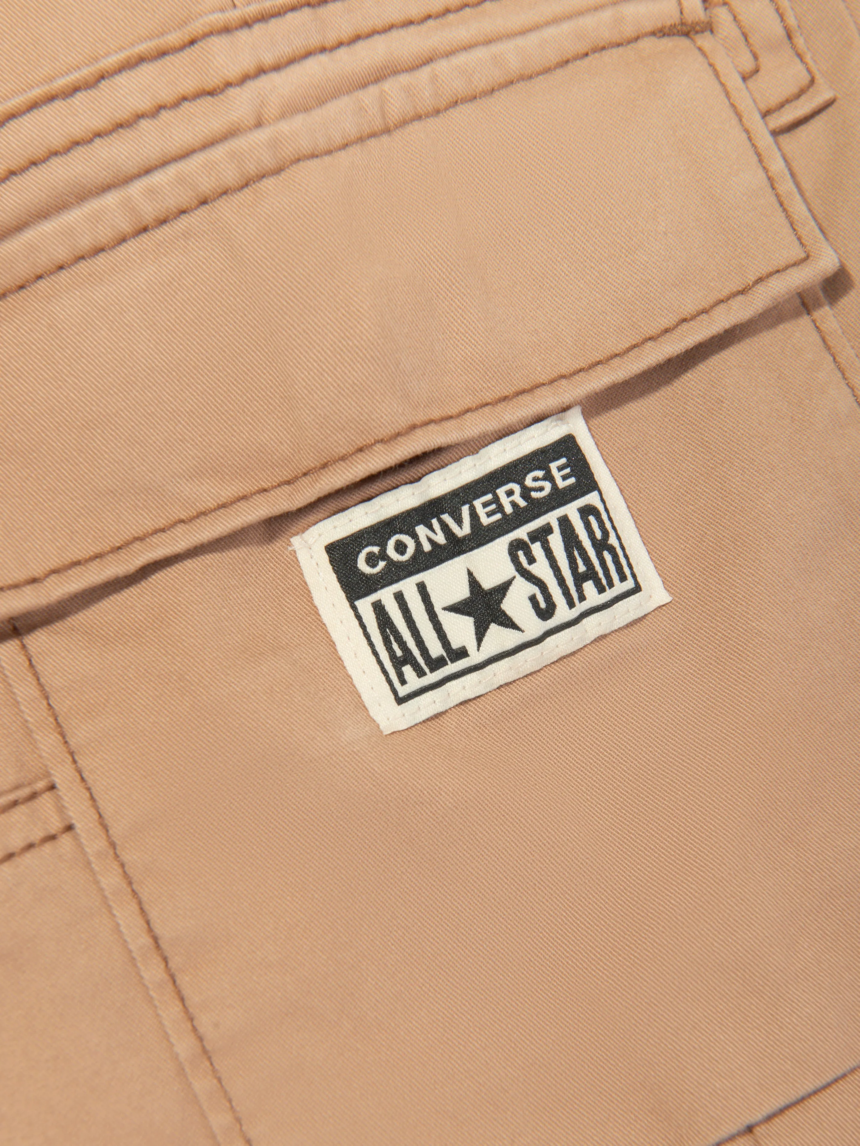 Converse Boys Lifestyle Woven Cargo Joggers in Brown