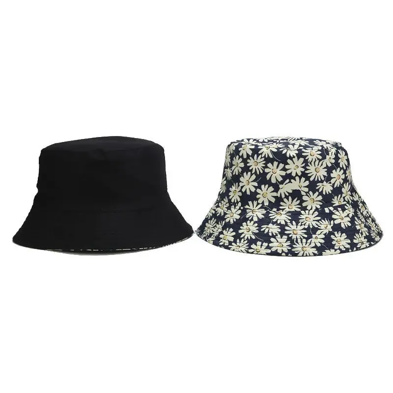 Cotton Flower Print Bucket Hat