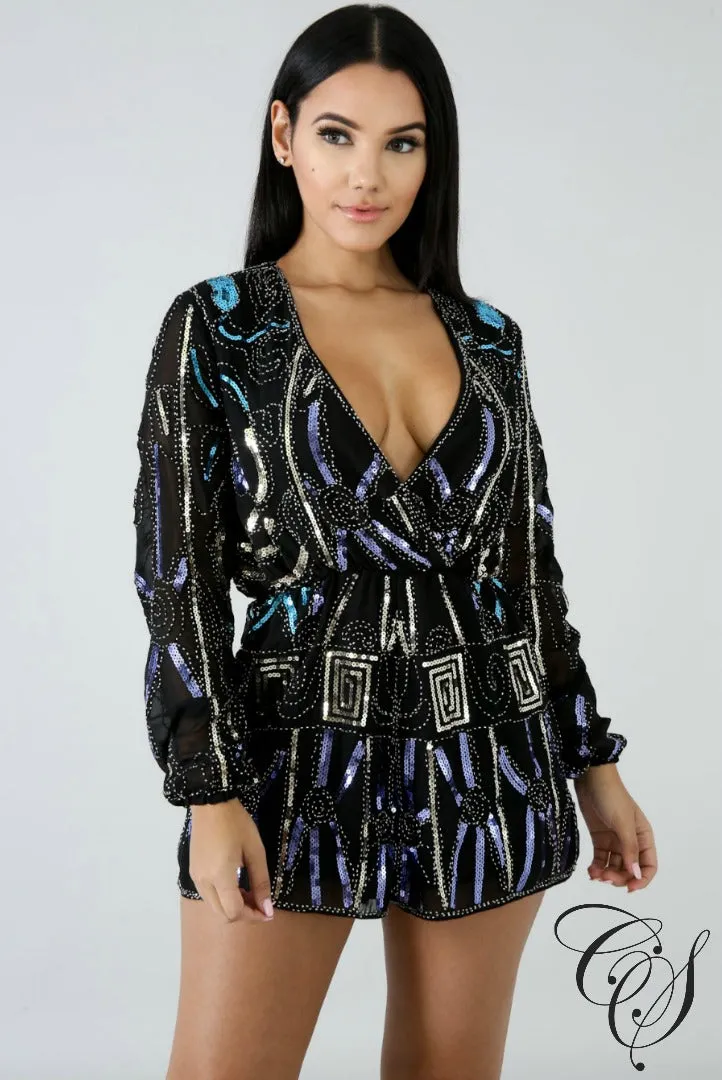 Crystal Let Me Shine Romper