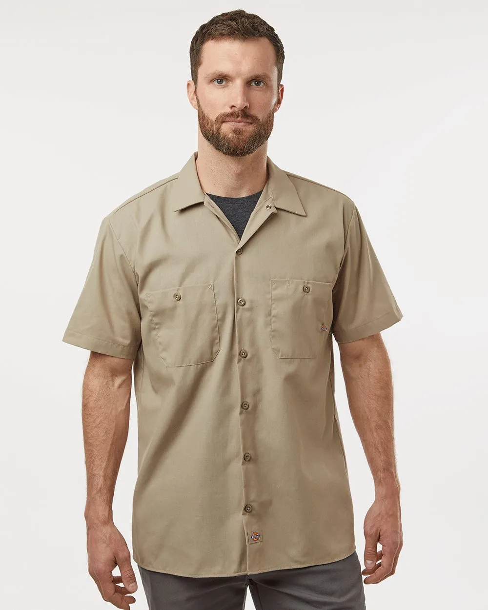 Dickies Workwear S535 Men's 4.25 oz. Industrial Short-Sleeve Work Shirt SKU: S535