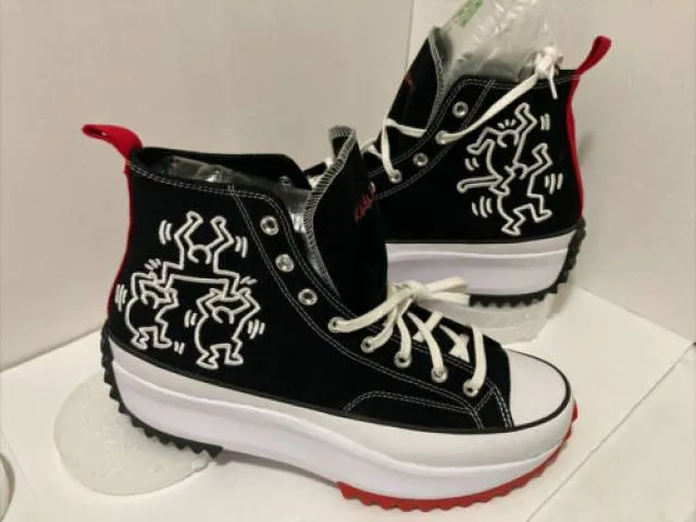 DS Limited Edition Converse X "Keith Haring" Edition Run...