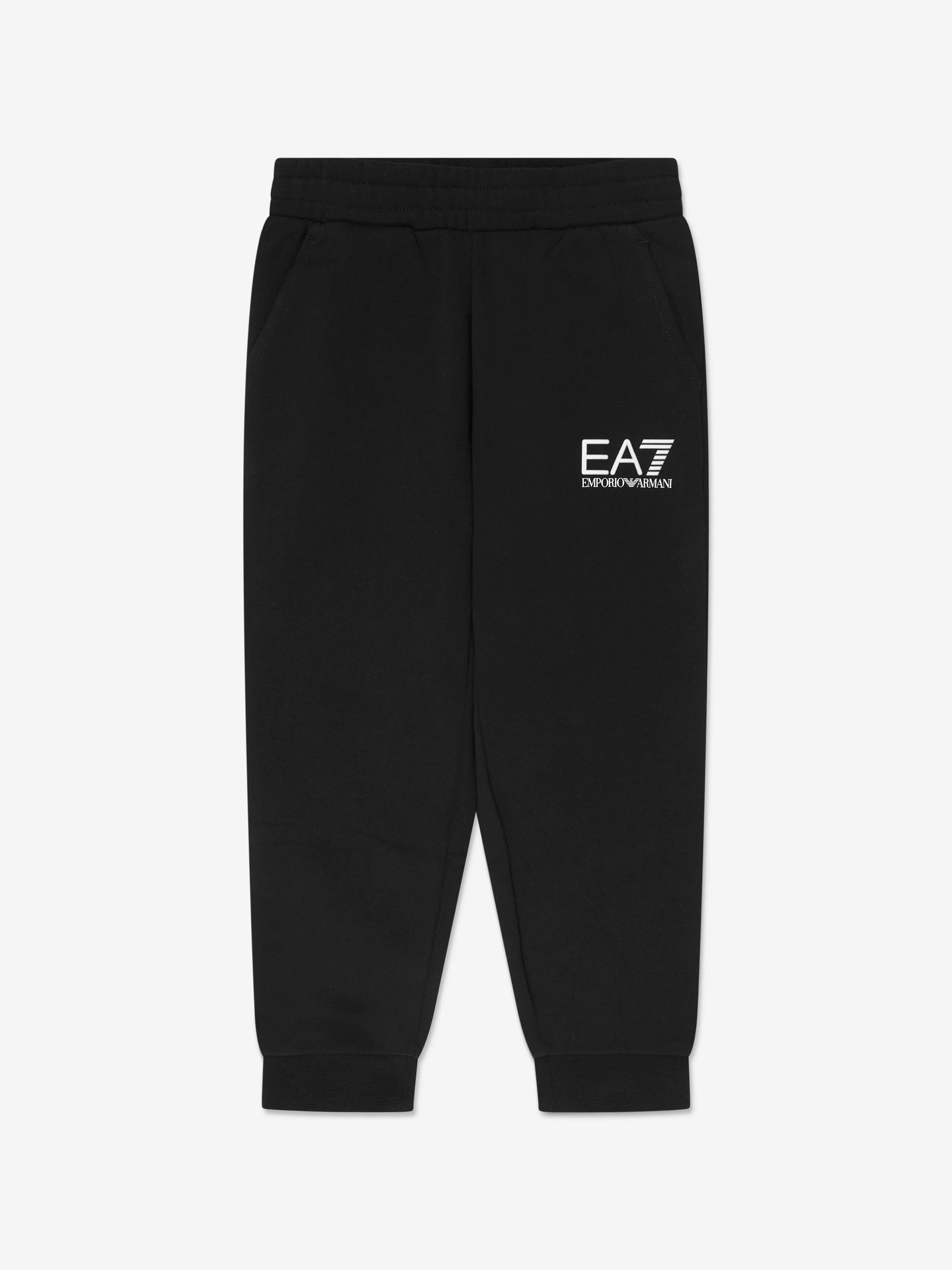 EA7 Emporio Armani Boys Train Core ID Tracksuit in Black