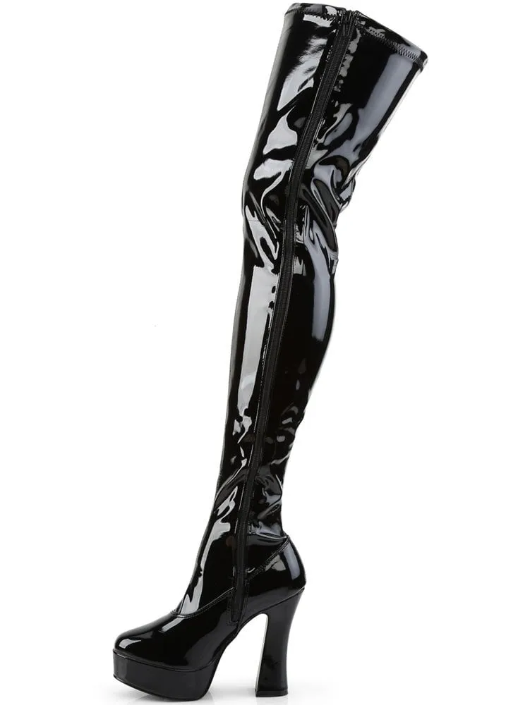 Electra 3000Z Patent Thigh High Boot