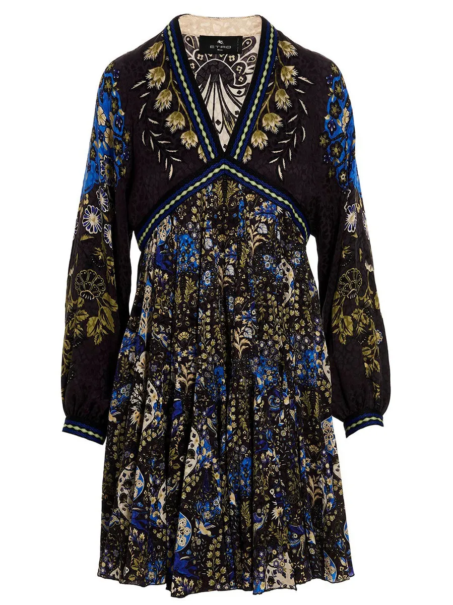 ETRO    Etro Floral Ramage Tunic Dress