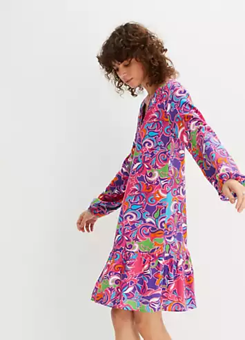 Floral Print Tunic Dress by bonprix | Look Again