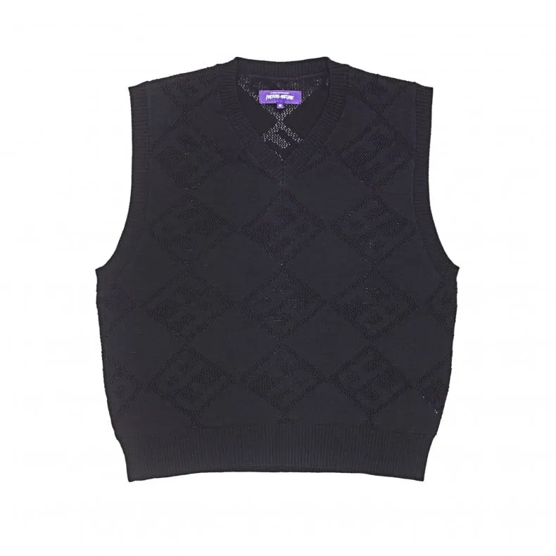 Fucking Awesome Letter Square Vest (Black)