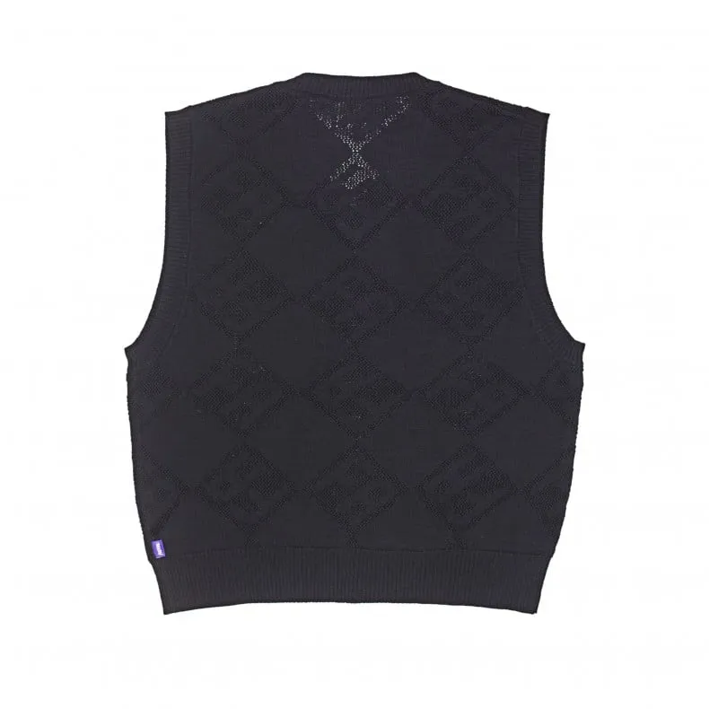 Fucking Awesome Letter Square Vest (Black)