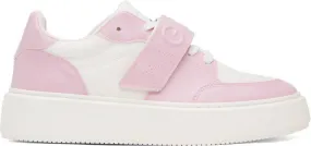 GANNI Pink & White Sporty Sneakers