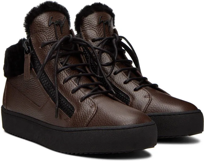 Giuseppe Zanotti Brown Kriss Sneakers